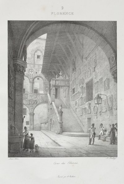 Reise nach Italien im Jahr 1822 von Jean-Baptiste Isabey