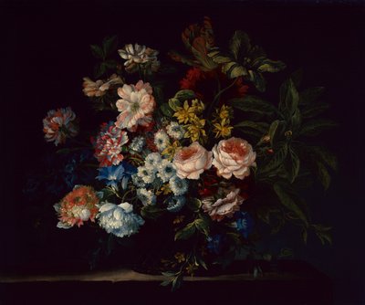 Rosen, Nelken, Hyazinthen und Blumen von Jean Baptiste Monnoyer