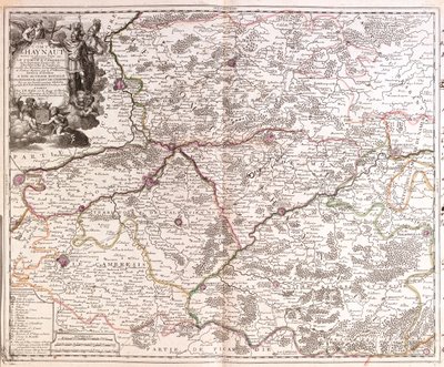 Belgien (Region: Wallonische Region), Frankreich (Region: Nord-Pas-de-Calais, Picardie, Champagne-Ardenne) von Jean Baptiste Nolin