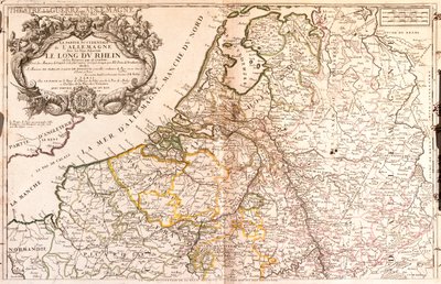 Frankreich (Region: Haute-Normandie, Nord-Pas-de-Calais, Champagne-Ardenne, Picardie), Belgien, Niederlande, Deutschland (Bundesland: Niedersachsen, Nordrhein-Westfalen, Hessen, Rheinland-Pfalz, Saarland), Luxemburg von Jean Baptiste Nolin