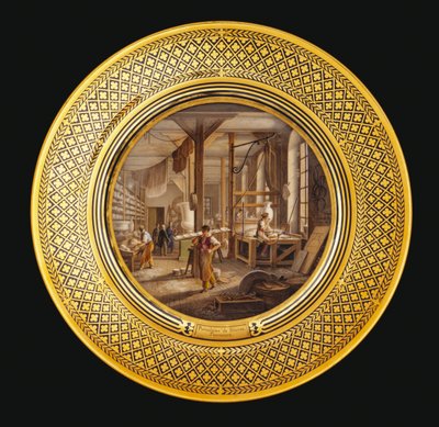 Porzellan von Sevres, ca. 1820-1835 von Jean Charles Develly