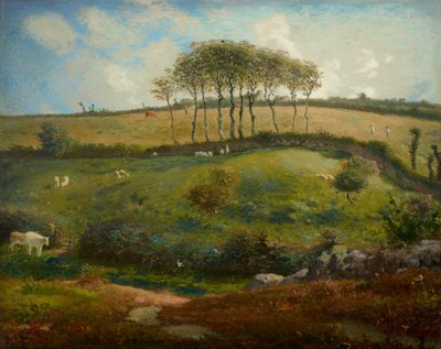 Weide bei Cherbourg (Normandie) von Jean-Francois Millet