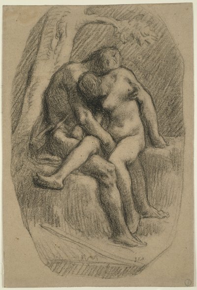 Die Liebenden von Jean-Francois Millet