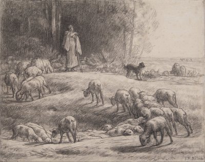 Die Schäferin von Jean-Francois Millet