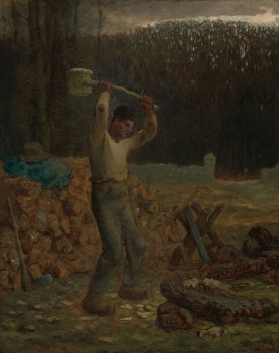 Der Holzfäller von Jean-Francois Millet