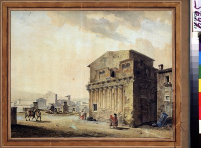 Rom, das Haus des Pontius Pilatus von Jean François Thomas de Thomon