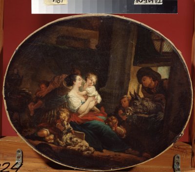 Die glückliche Familie von Jean Honore Fragonard