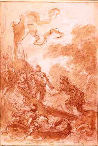 Orlando verlässt die Insel von Jean Honore Fragonard