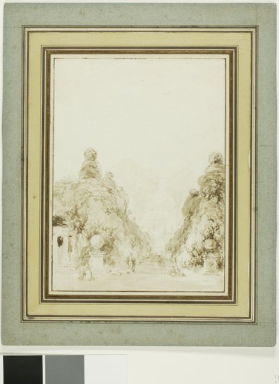 Blick auf den Park in Saint-Cloud von Jean-Honore Fragonard