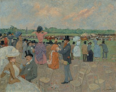 Die Rennen in Longchamp, ca. 1891 von Jean-Louis & Caran D