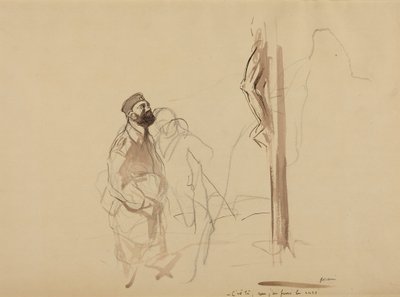 Dort habe ich den Priester beendet von Jean-Louis Forain