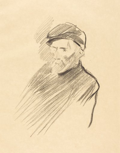 Porträt von Renoir (erste Platte) von Jean-Louis Forain