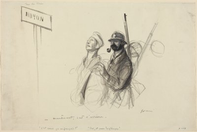 Am Rhein. -jetzt ist es das Heck. von Jean-Louis Forain