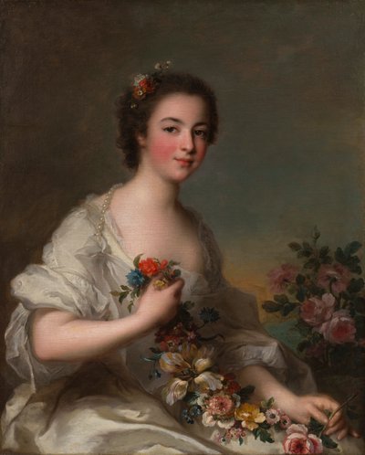 Porträt einer Dame von Jean-Marc Nattier
