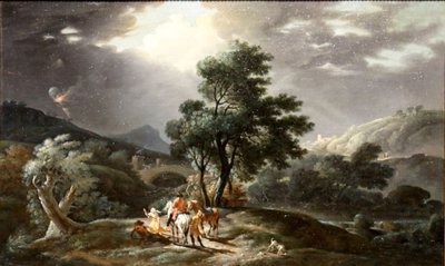 Der Unfall des Heißluftballons von Jean Antoine Constantin
