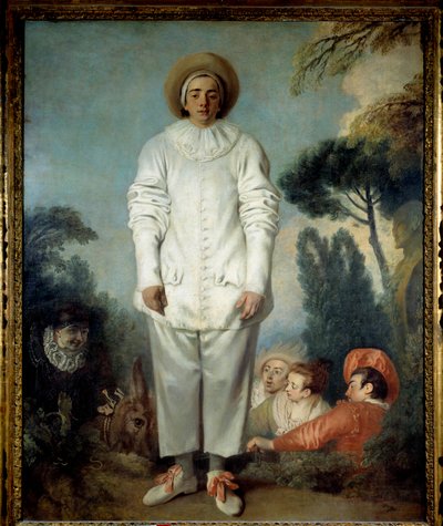 Pierrot, einst Gilles genannt von Jean Antoine Watteau