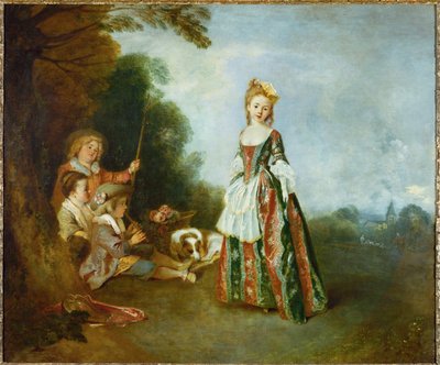 Der Tanz, ca. 1719 von Jean Antoine Watteau