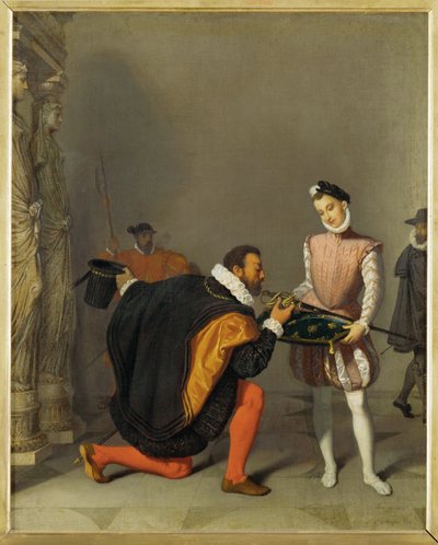 Don Pedro de Toledo küsst das Schwert des französischen Königs Heinrich IV. von Jean Auguste Dominique Ingres