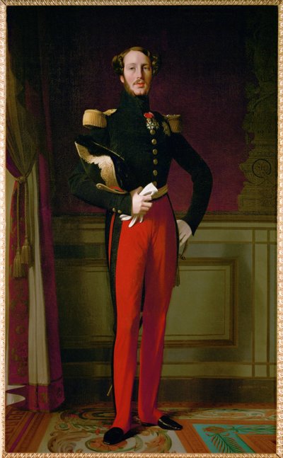Ferdinand Philippe, Herzog von Orléans, Sohn von Louis-Philippe, König der Franzosen von Jean Auguste Dominique Ingres