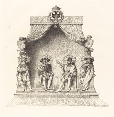 Vier Magistrate von Besançon von Jean Auguste Dominique Ingres