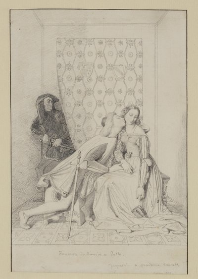 Francesca da Rimini und Paolo von Jean Auguste Dominique Ingres