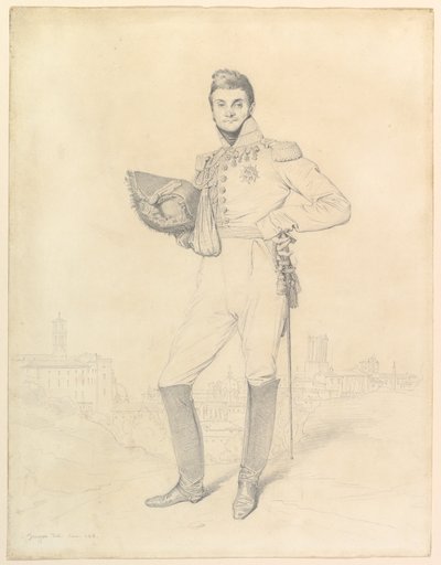 General Louis-Étienne Dulong de Rosnay von Jean Auguste Dominique Ingres