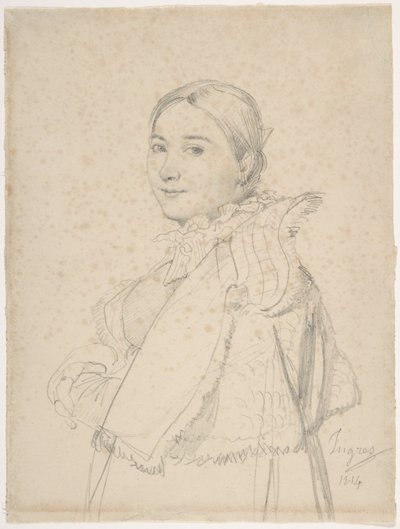 Madame Jean-Auguste-Dominique Ingres, geborene Madeleine Chapelle von Jean Auguste Dominique Ingres