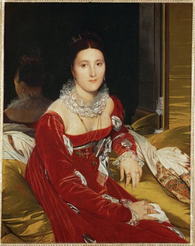 Porträt von Mme. de Senonnes von Jean Auguste Dominique Ingres