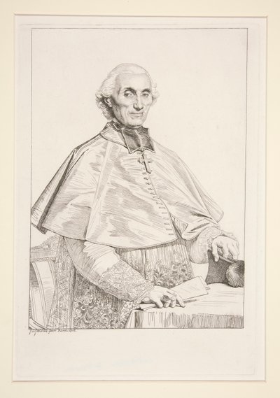 Porträt von Gabriel Courtois de Pressigny von Jean Auguste Dominique Ingres