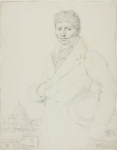 Porträt von Jean-Louis Robin von Jean Auguste Dominique Ingres