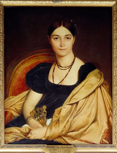 Porträt von Madame de Vaucay (oder Devaucay), geborene von Nittis von Jean Auguste Dominique Ingres