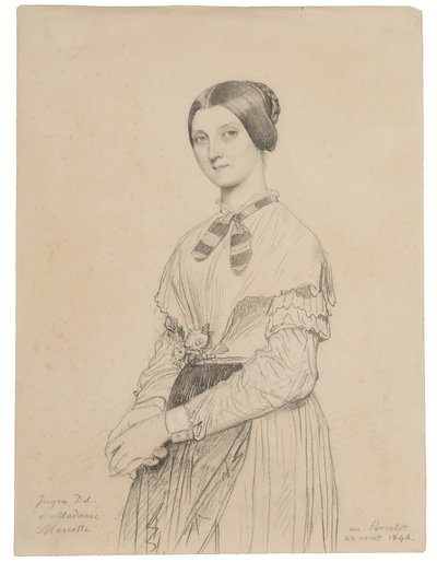 Porträt von Marie Marcotte von Jean Auguste Dominique Ingres