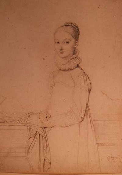 Porträt eines jungen Mädchens von Jean Auguste Dominique Ingres