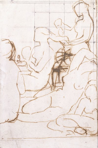 Studie für Das türkische Bad von Jean Auguste Dominique Ingres
