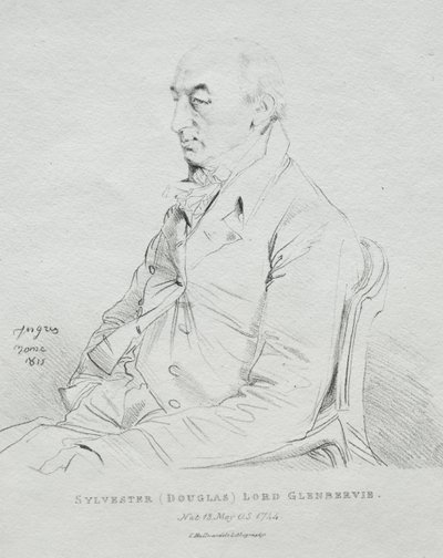 Sylvester Lord Glenbervie, 1815 von Jean Auguste Dominique Ingres