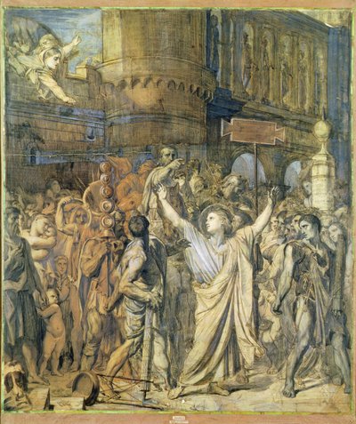 Das Martyrium des St. Symphorian, ca. 1834 von Jean Auguste Dominique Ingres