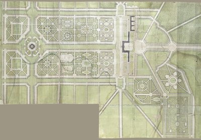 Entwurf für den Strelna-Palast und -Park von Jean Baptiste Alexandre Le Blond