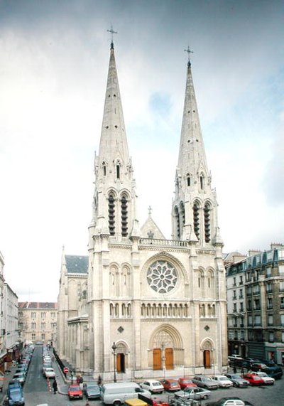 Ansicht der Fassade, erbaut 1854-59 von Jean Baptiste Antoine Lassus