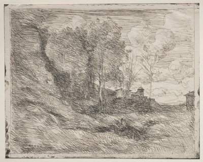 Ein Andenken an Ostia von Jean Baptiste Camille Corot