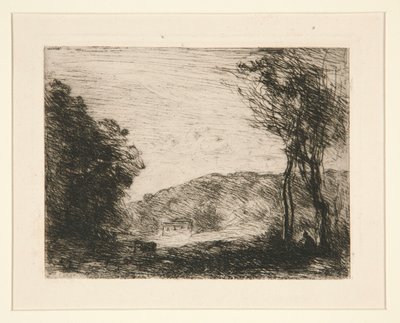 Bewaldete Landschaft von Jean Baptiste Camille Corot