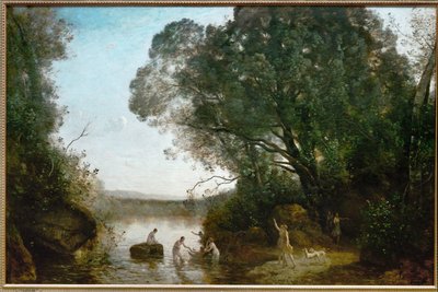 Diana beim Baden von Jean Baptiste Camille Corot