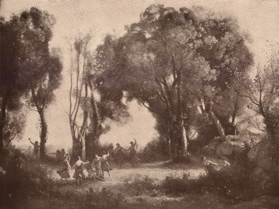 Tanz der Nymphen von Jean Baptiste Camille Corot