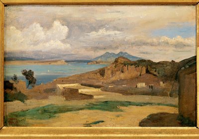 Ischia, Blick von den Hängen des Monte Epomeo von Jean Baptiste Camille Corot