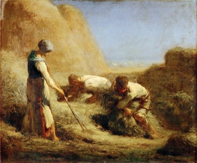 Die Heuarbeiter von Jean Baptiste Camille Corot