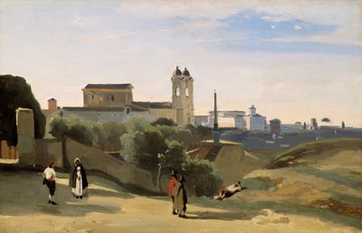 Monte Pincio, Rom von Jean Baptiste Camille Corot