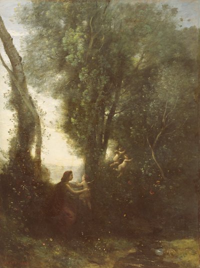 Morgen, 1865 von Jean Baptiste Camille Corot