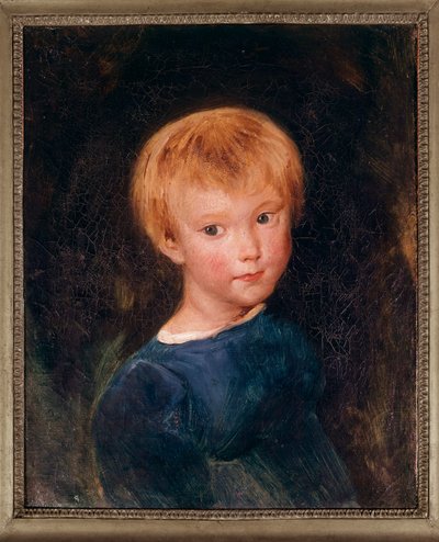 Porträt eines jungen Jungen von Jean Baptiste Camille Corot