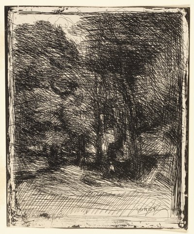 Souvenir von Bas-Bréau von Jean Baptiste Camille Corot