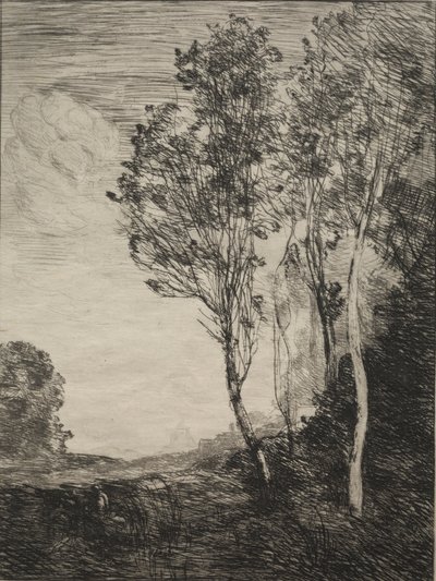 Erinnerung an Italien von Jean Baptiste Camille Corot