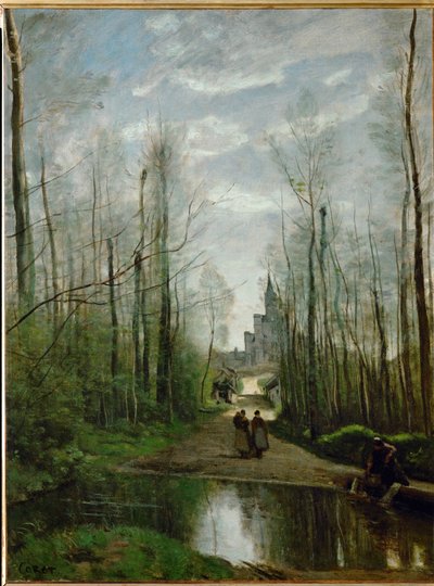 Die Kirche von Marissel von Jean Baptiste Camille Corot